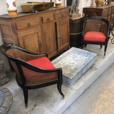 Pr. Spoon-Back Armchairs