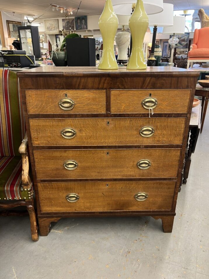 Tall Oak Chest