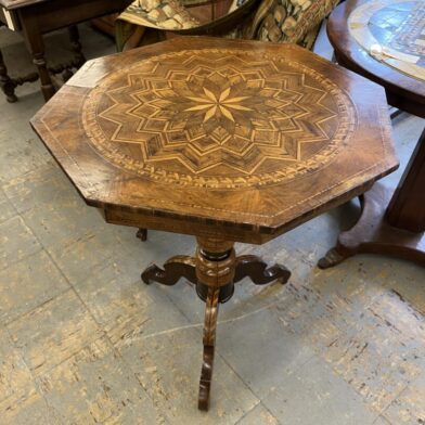 Italian Marquetry Octagon