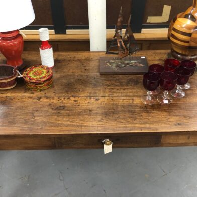 Cherry 1-Drawer Table