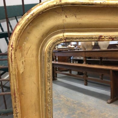 Rounded Gilt Mirror