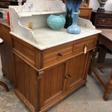 Marble Top Washstand/Cabinet