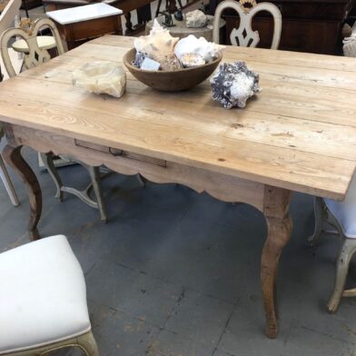 Wide French Oak Dining Table