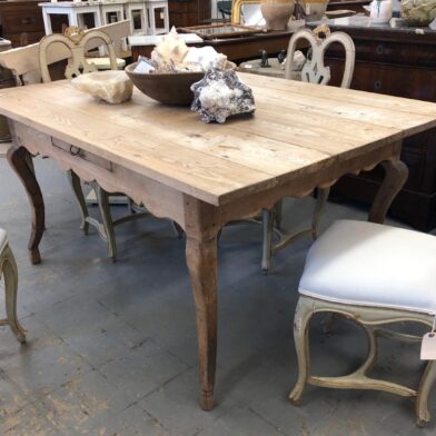 Wide French Oak Dining Table