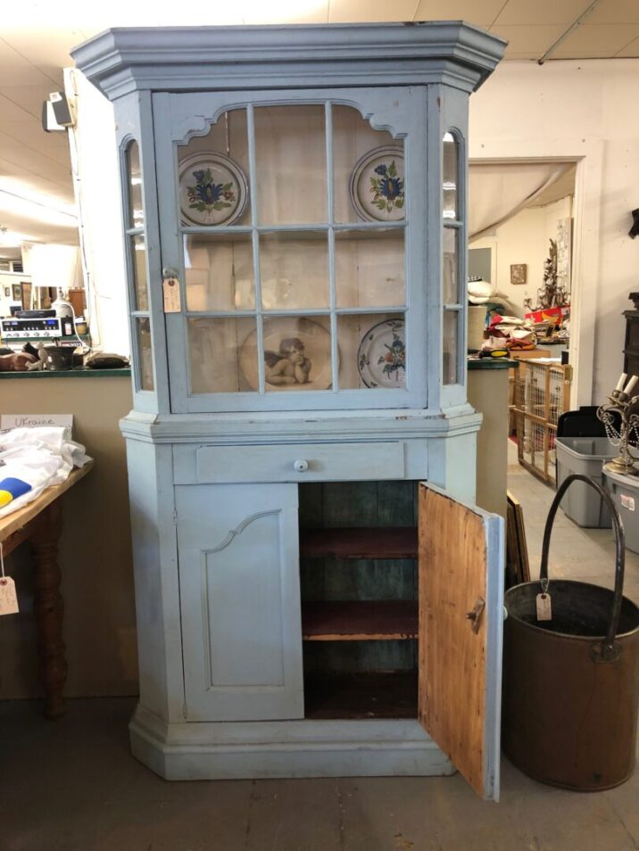 Painted Dutch Glazed Cabinet