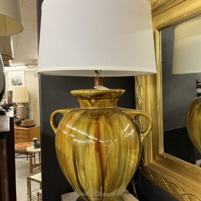 Large Mid Century Ceramic Lamp