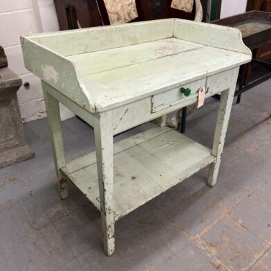 Green Painted Wash Stand