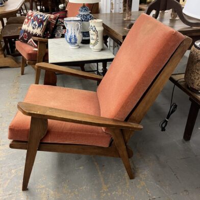 Pair Mid Century Arm Chairs