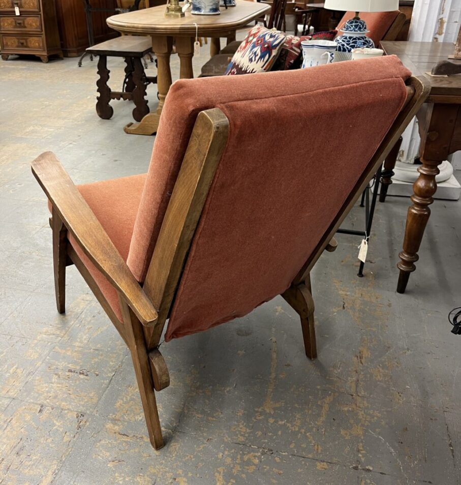 Pair Mid Century Arm Chairs