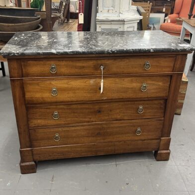 French Marble Top Chest