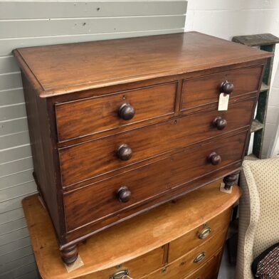 English Chest with Turned Legs