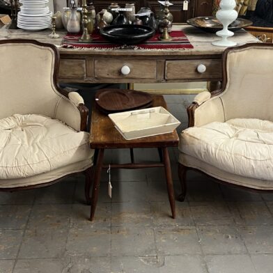 Pair French Bergeres