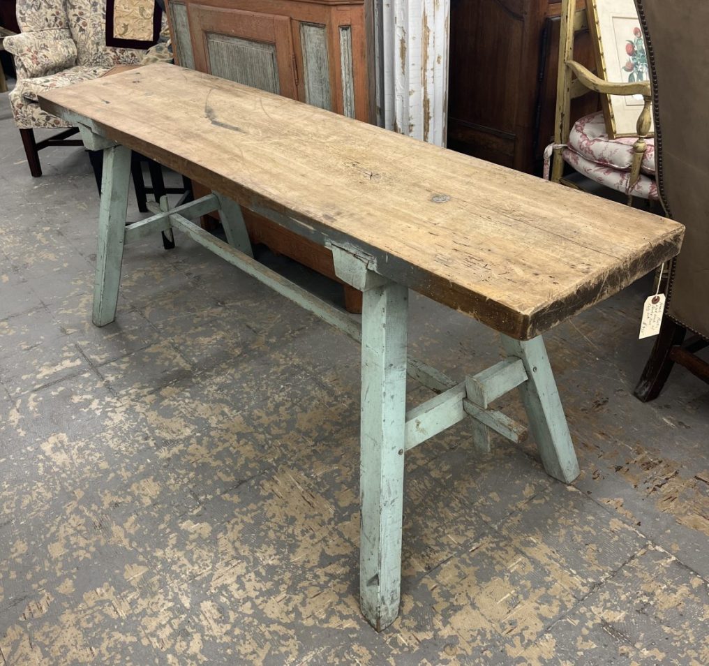 French Painted Workbench