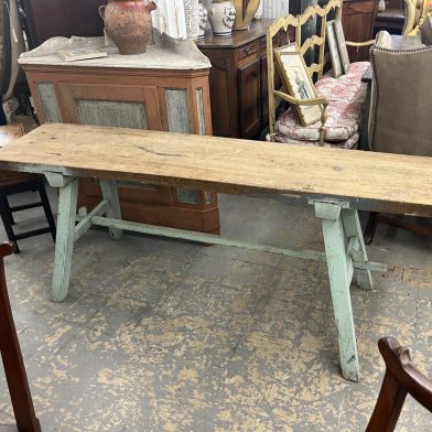 French Painted Workbench