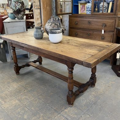 Turned Belgian Oak Table