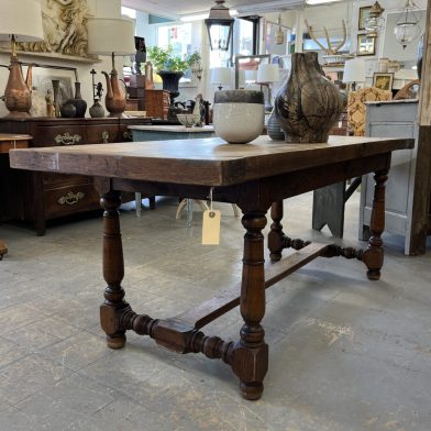 Turned Belgian Oak Table