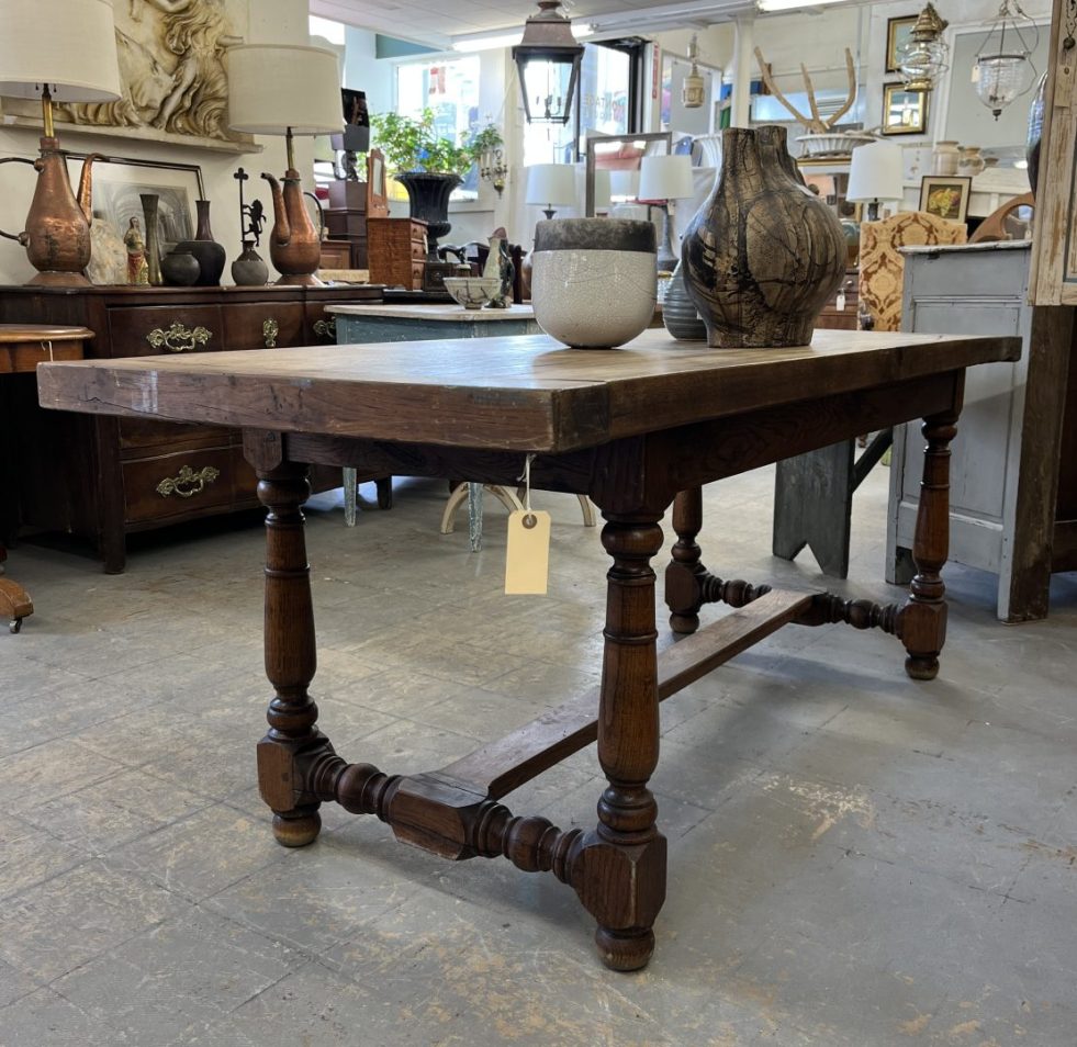 Turned Belgian Oak Table