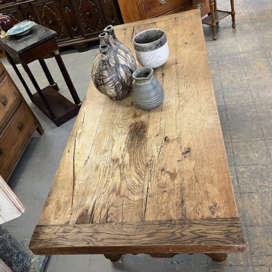 Turned Belgian Oak Table