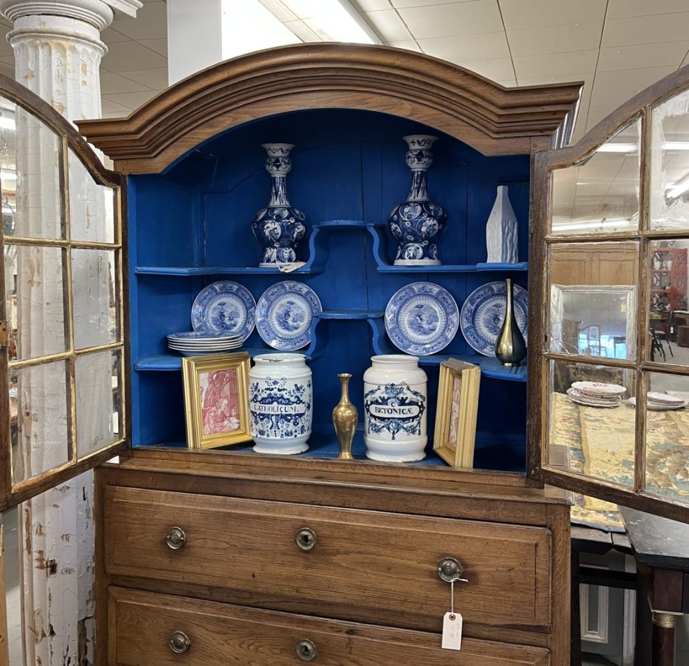 Belgian Glazed Top Cupboard