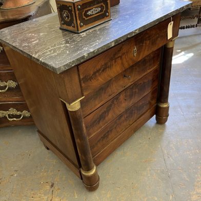 Diminutive French Empire Chest of Drawers