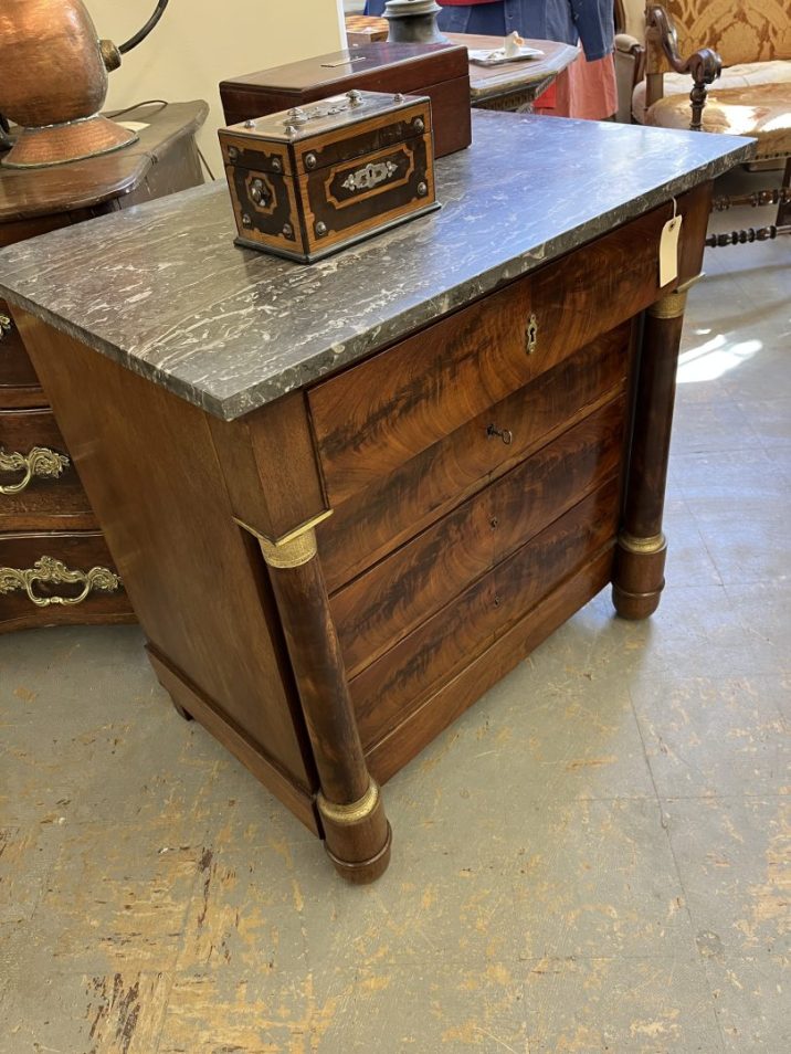 Diminutive French Empire Chest of Drawers