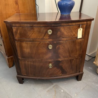 Danish diminutive Bowfront Chest