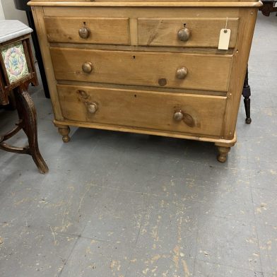 19thC English Pine Chest