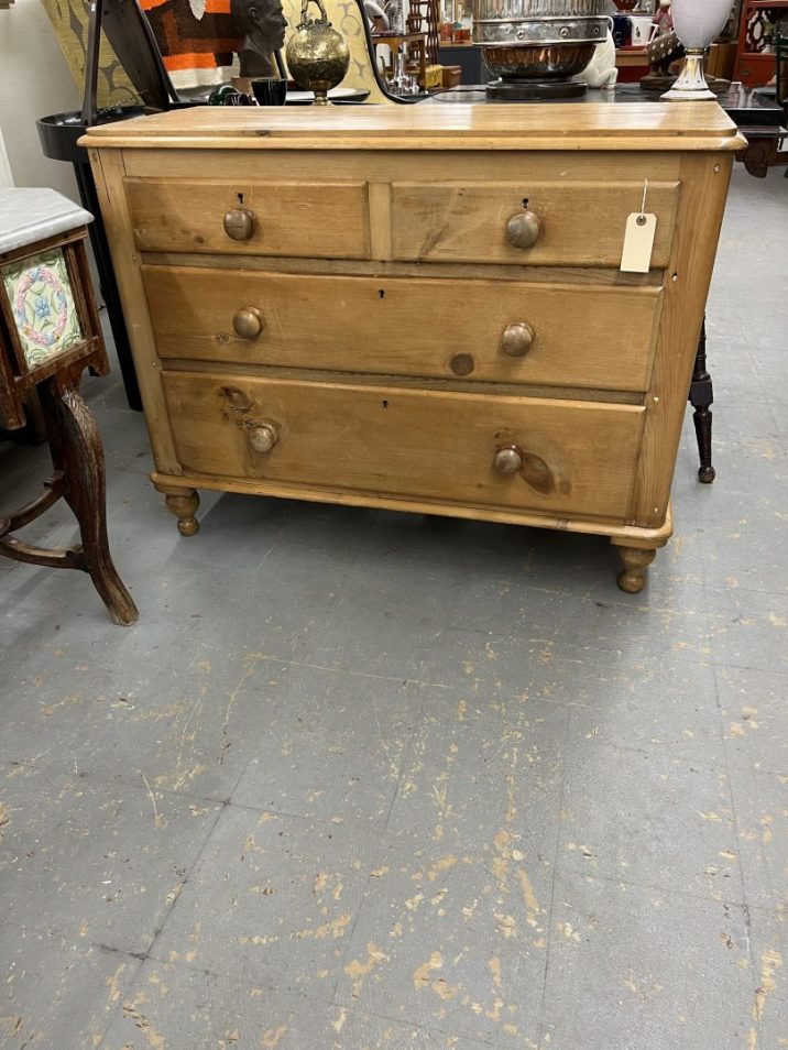 19thC English Pine Chest