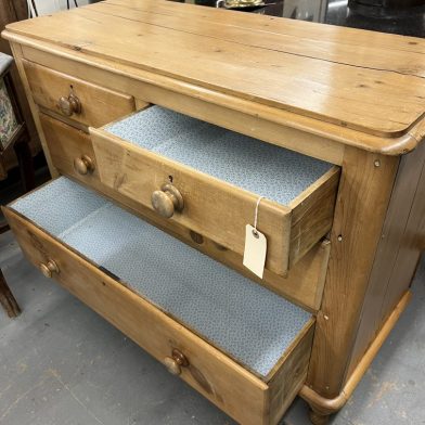 19thC English Pine Chest