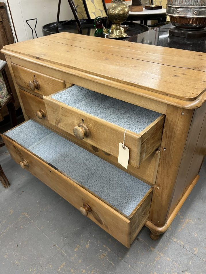 19thC English Pine Chest