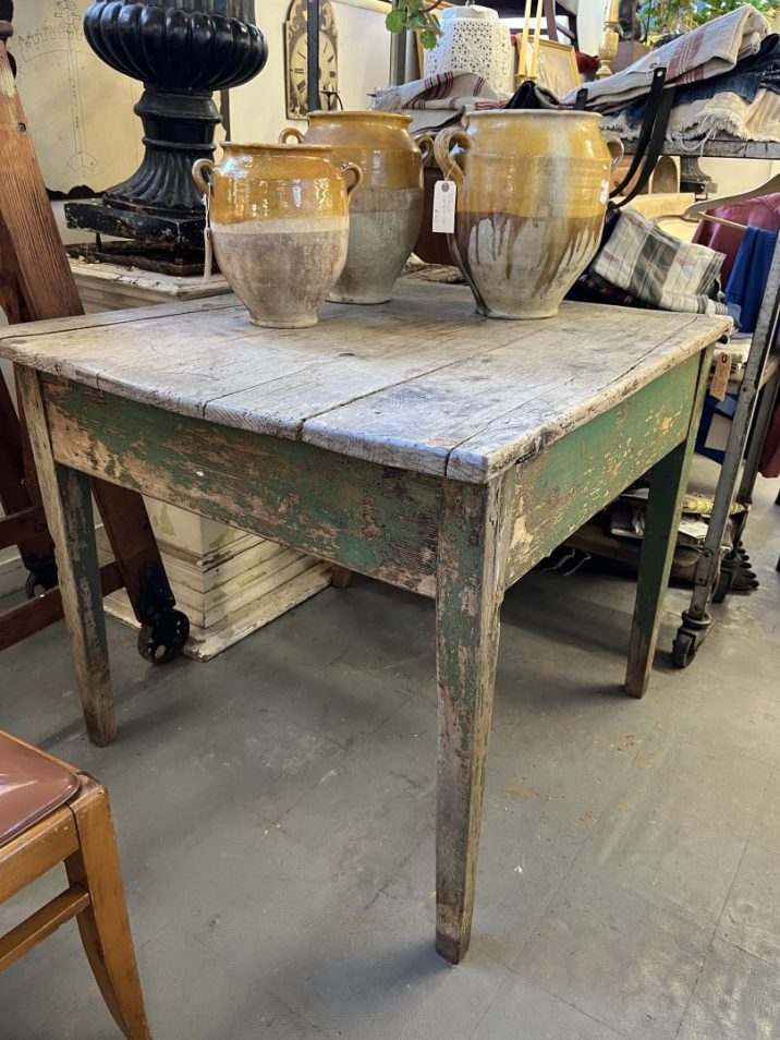 Rustic Painted French Table