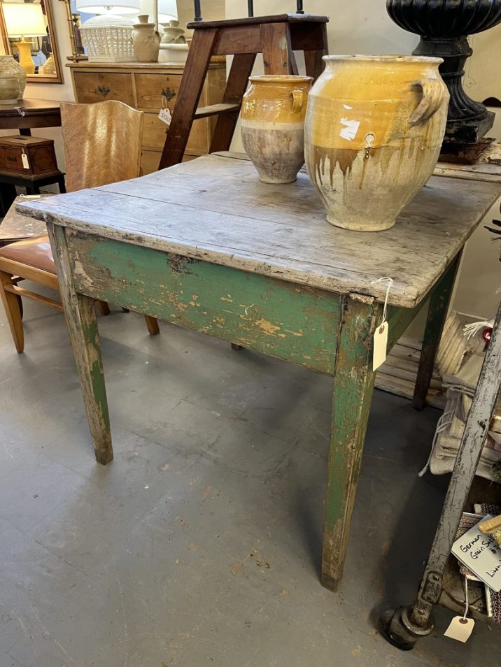 Rustic Painted French Table