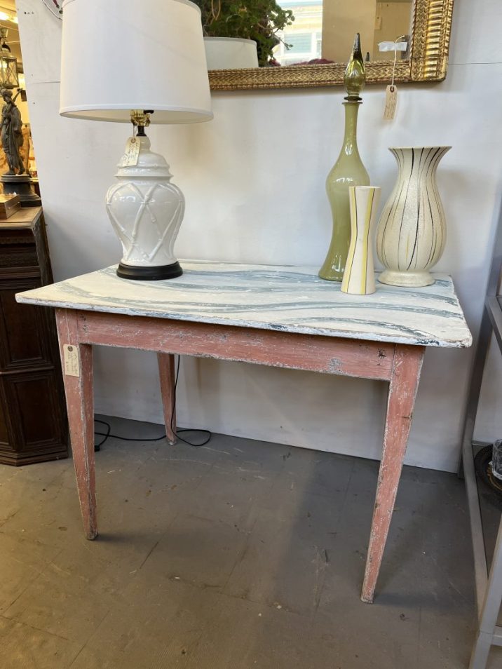 19thC painted Table