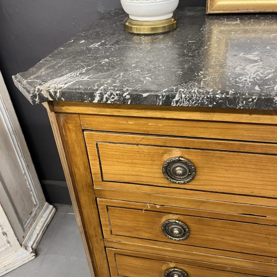French Marble Top Commode