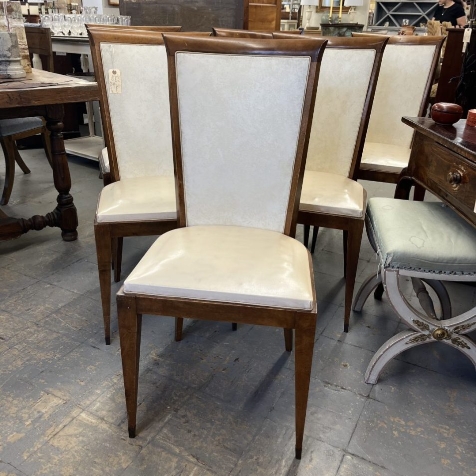 French Modernist Dining Chairs