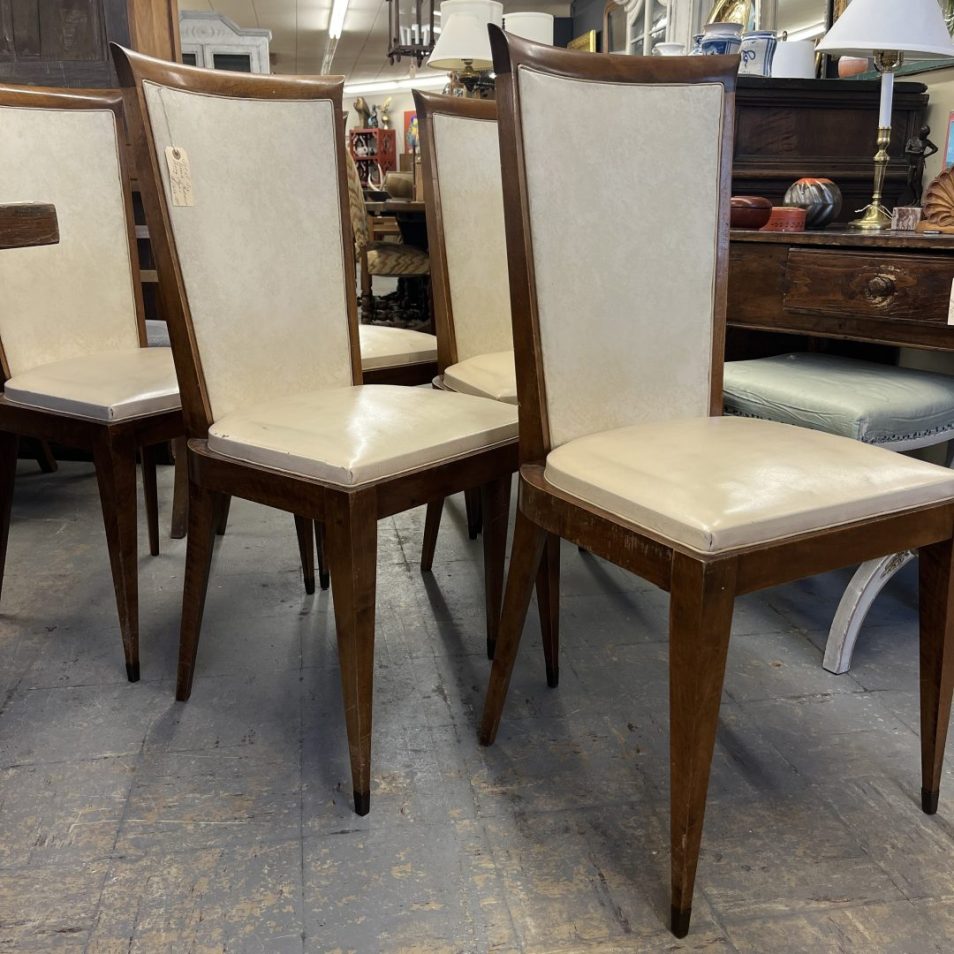 French Modernist Dining Chairs