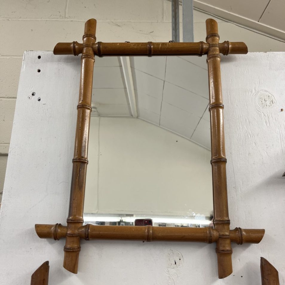 French Faux Bamboo Mirrors