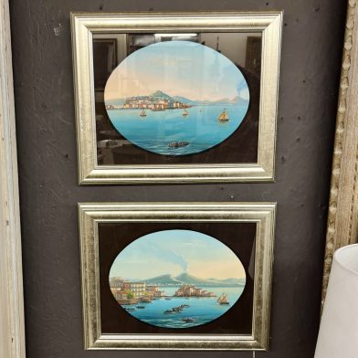 Views of Naples with Vesuvius