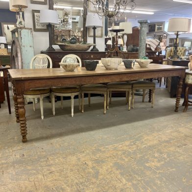 Oak Farmhouse Table