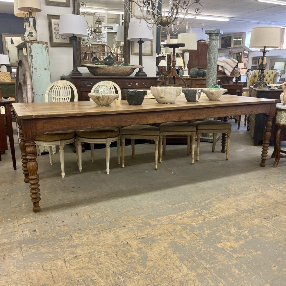 Oak Farmhouse Table
