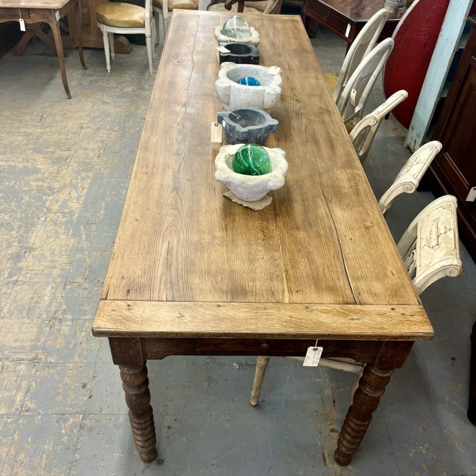 Oak Farmhouse Table
