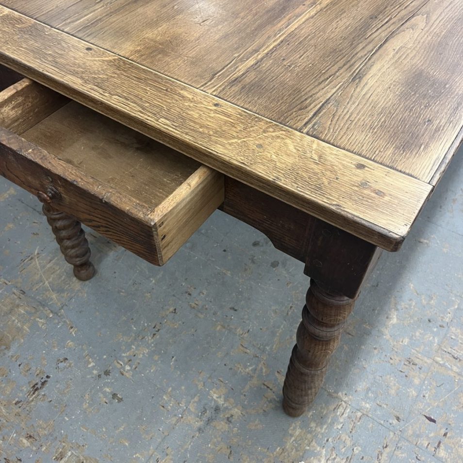 Oak Farmhouse Table