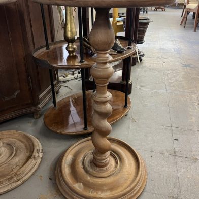 Pair Barley Twist Stands