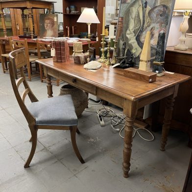 French Walnut Writing Table