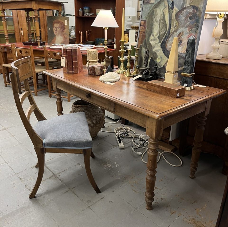 French Walnut Writing Table