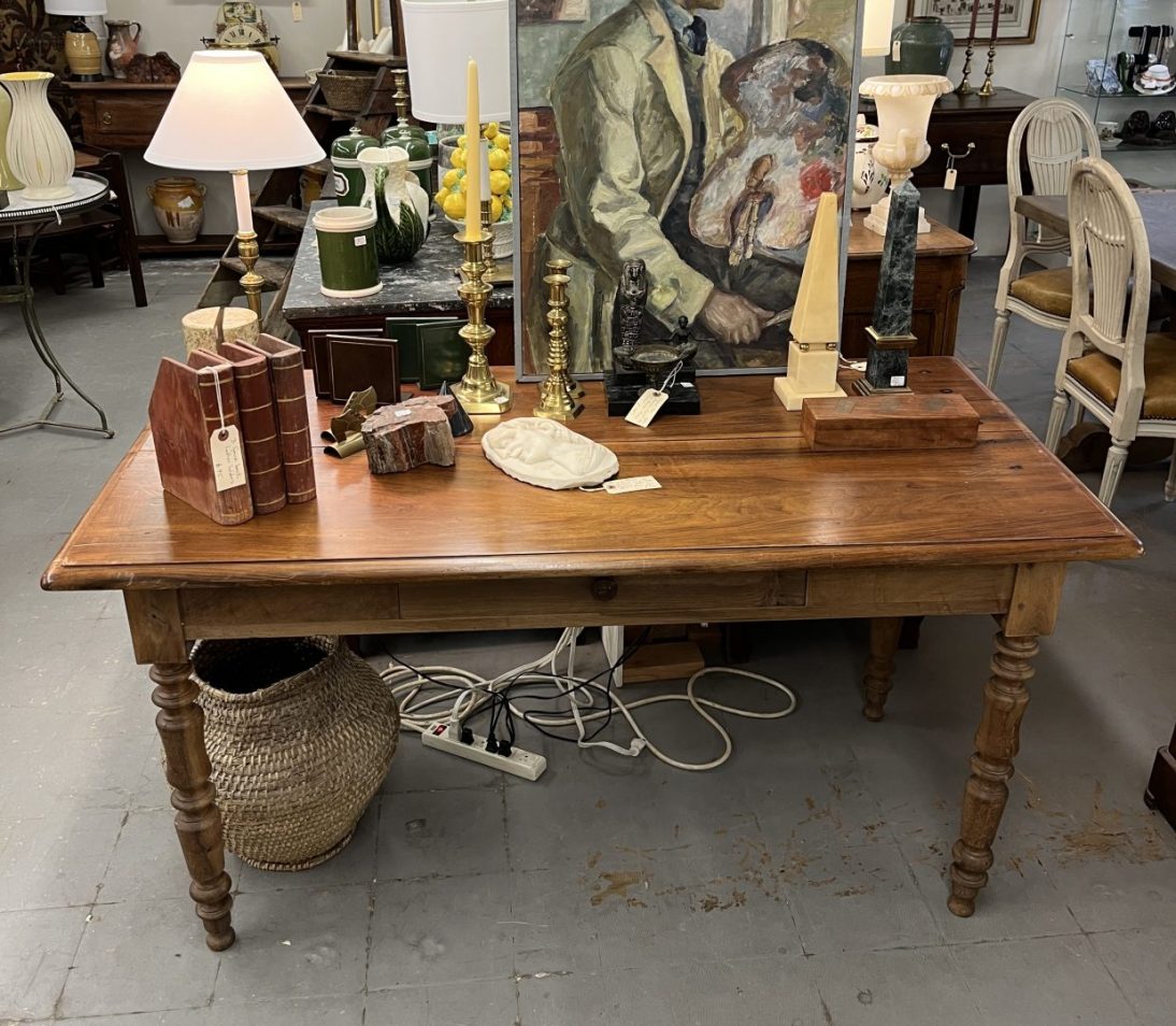 French Walnut Writing Table
