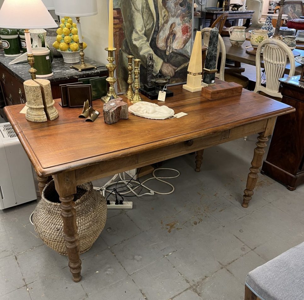 French Walnut Writing Table