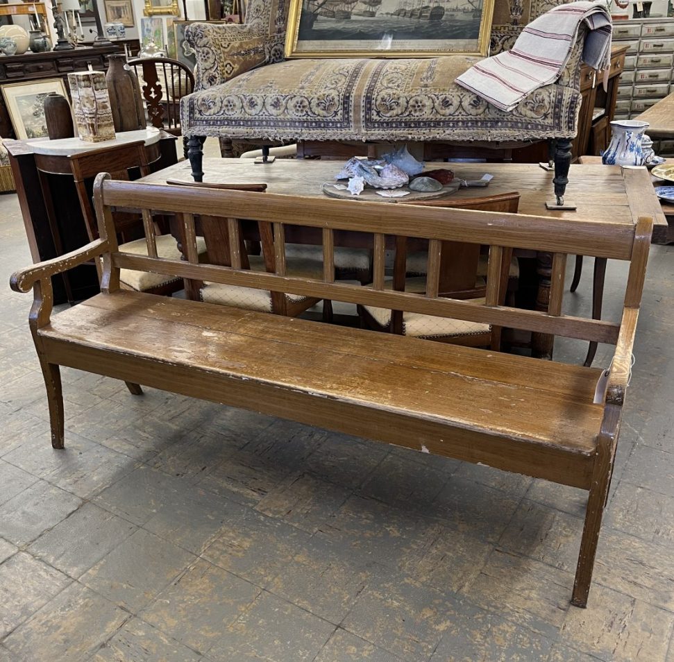 Grain Painted Bench