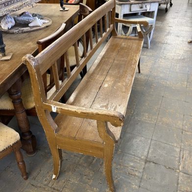 Grain Painted Bench