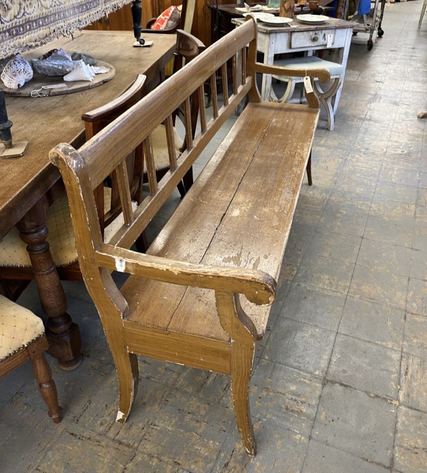 Grain Painted Bench